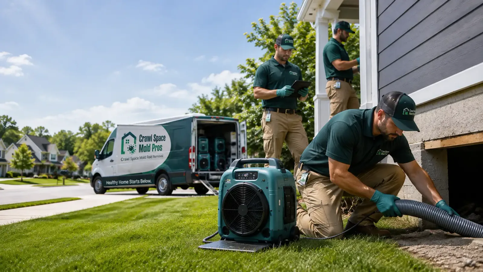 Crawl Space Mold Removal in Guy, TX